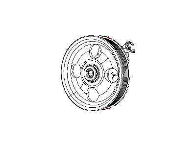 Mopar R4880348AB Power Steering Pump With Pulley