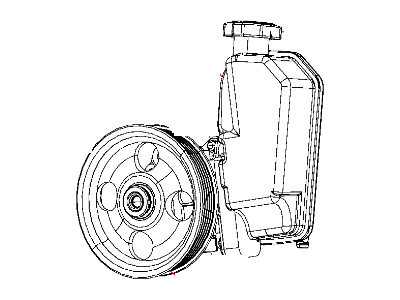 Mopar 4743805AD Power Steering Pump