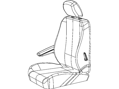 Mopar 68029108AA Seat Back