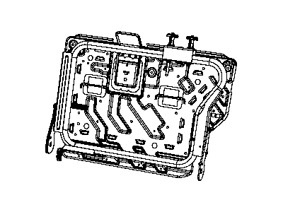 Mopar 68004477AA Frame-Rear Seat Back