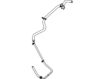 Mopar 5154407AF Hose-Power Steering Return