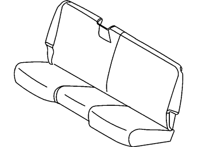 Mopar 1NN74BD3AA Rear Seat Back Cover