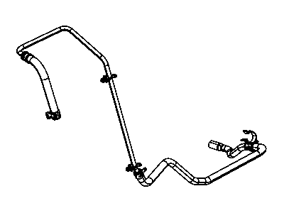 Mopar 52124808AG Hose-Power Steering Return