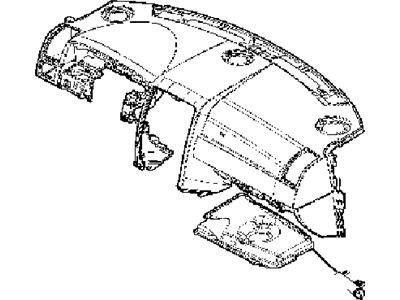 Mopar UZ741D1AE Panel-Instrument Panel