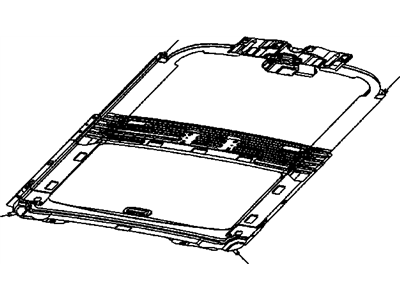 Mopar YP04TL2AB SUNSHADE-SUNROOF