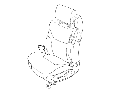 Mopar ZF121P7AA Front Seat Back Cover