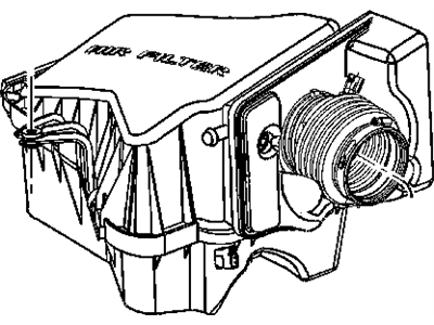 Mopar 5510000AB Hose-Air Cleaner To T/Body