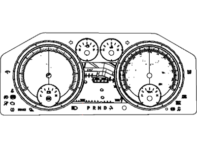 Ram 1500 Instrument Cluster - 56046558AB