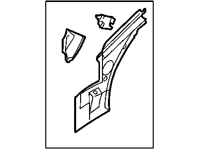 Mopar 4580186AD Panel-Fender Side Shield