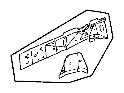 Mopar 4878663AA REINFMNT-Front Side Rail