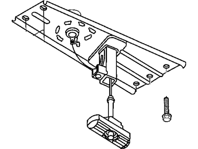 Mopar 4860959AB WINCH-Spare Tire Carrier