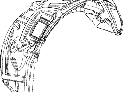 Mopar 68285577AA Shield-WHEELHOUSE