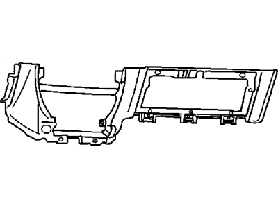 Mopar WC28BD1AA Panel-Instrument Lower