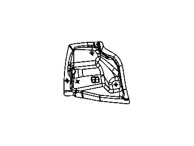 Mopar 5065869AE Panel-TAILLAMP Mounting