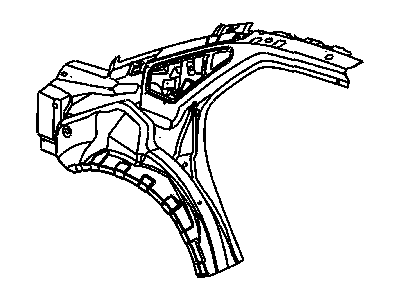 Mopar 68034162AC Panel-Body Side Aperture Rear