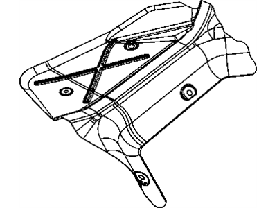 Mopar 4766132AA Shield-Fuel Tank Heat