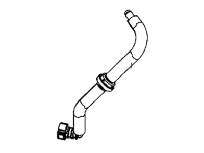 2014 Chrysler 200 Brake Booster Vacuum Hose - 4581552AB