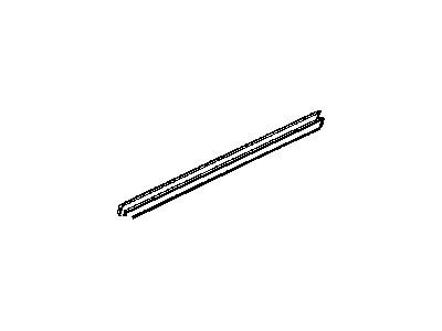 Mopar 4894474AD WEATHERSTRIP-Front Door Belt