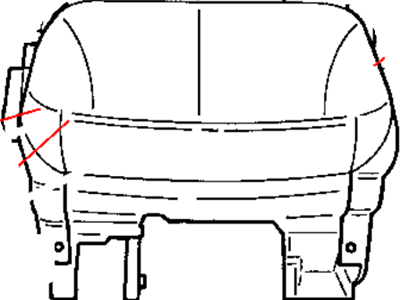 2001 Chrysler Voyager Seat Cushion - UE251T5AA
