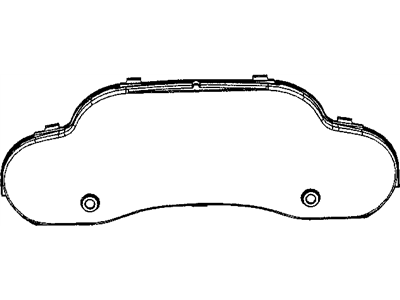 Mopar 68004043AA Lens-Instrument Cluster