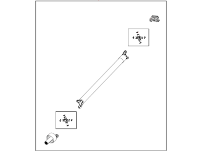 2018 Ram 3500 Drive Shaft - 5146491AB