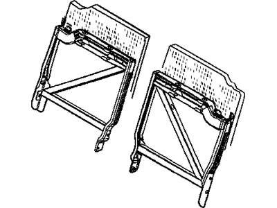 Mopar 1BN32XDHAB Panel-Rear Seat Back