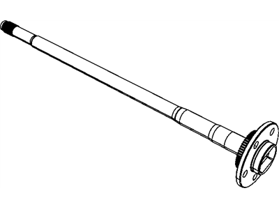 Mopar 52099398AC Rear Axle Shaft