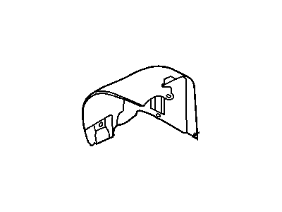 Mopar 4857227AA Shield-WHEELHOUSE