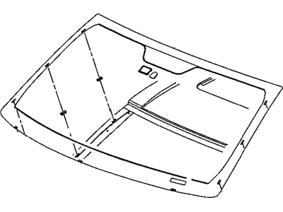 Mopar 55394143AC Windshield