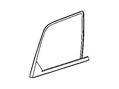 Mopar 55394168AA Glass-Quarter Window