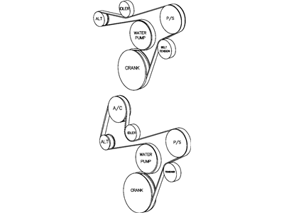 Mopar 53010257AB Belt-Accessory Drive