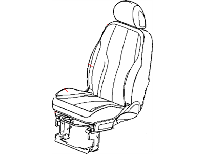 Mopar 1FX171J3AA Front Seat Cushion