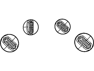 1XJ29JXWAA Mopar Knob-A/C Or Heater Control - Rot Illustration 1 of 1