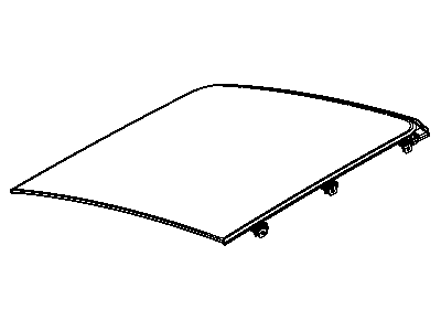 Mopar 68194940AA Glass-SUNROOF