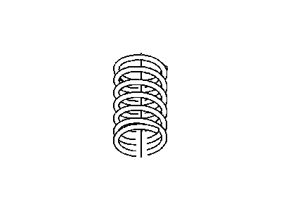 Mopar 52855256AA Rear Coil Spring