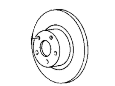 1989 Dodge Aries Brake Disc - 4383961
