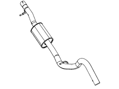 Mopar 5147213AC Exhaust Extension Pipe