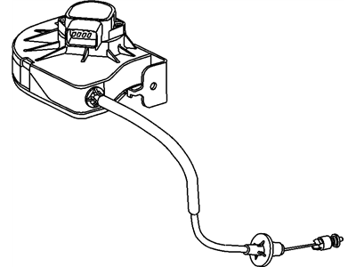 2004 Jeep Liberty Accelerator Cable - 52851243AC