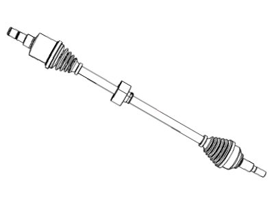 2014 Dodge Avenger Axle Shaft - 5085130AB