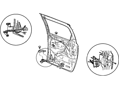 Mopar 4717533AB Glass-Sliding Door