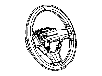 Mopar 1JD59DX9AA Bezel-Steering Wheel