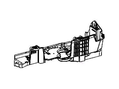 2013 Jeep Wrangler Battery Tray - 55397291AE