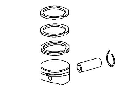 2009 Jeep Grand Cherokee Piston - 68034932AA