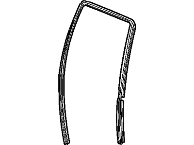 Mopar 55136081AE Seal-Rear Door Glass