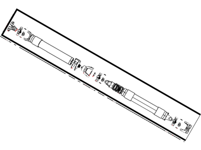 2011 Ram 5500 Drive Shaft - 52123417AA