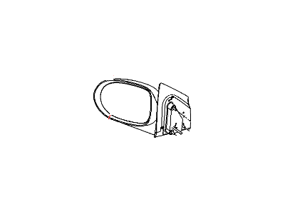 Mopar 5074209AB Outside Rearview Electric Heated Mirror