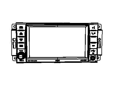 Mopar 5064737AB Radio-AM/FM/DVD/HDD/NAV/SDARS