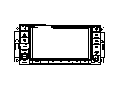 Mopar 5064756AC Radio-AM/FM/DVD/HDD/MP3/REAR Camera