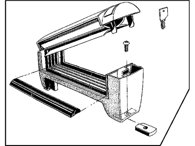 Mopar 82203474 Carrier-Ski - 2 Pair