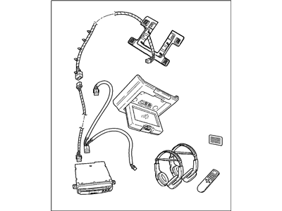 Mopar 82208810AB Media Sys-Monitor With Dvd